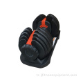 Spor Salonu Ekipmanları Dumbbells Eğitim için Dökme Demir Seti